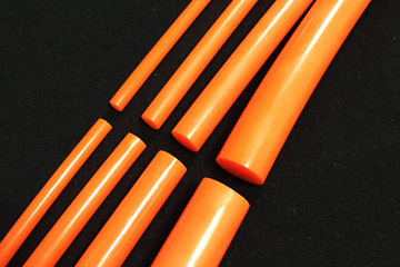 聚氨酯 PU 圆带 | 圆形带 | 胶条 | 热塑性皮带 - 橙/桔/红 85A 光面
