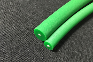 聚氨酯 PU 圆带 | 圆形带 | 胶条 | 热塑性皮带 - 绿 89A 夹芯 粗毛面